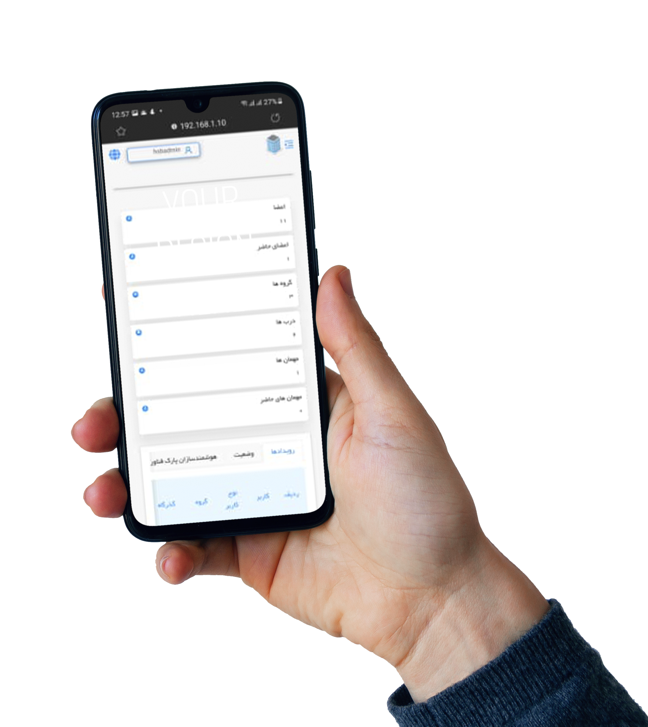 نرم افزار پریس در موبایل